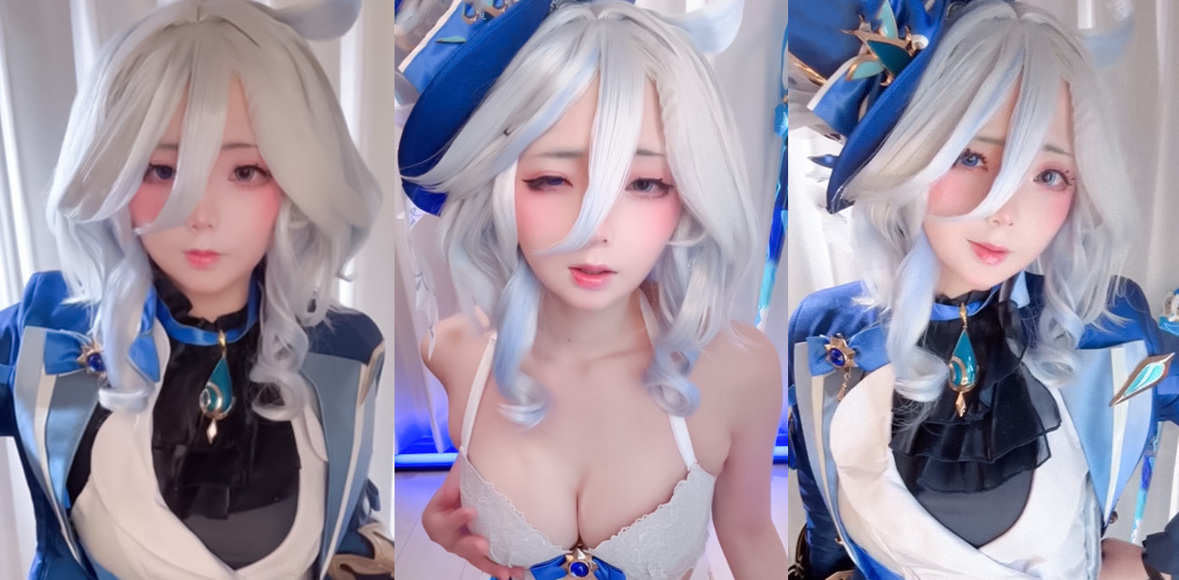 童颜巨乳福利姬【NagomiteiChuchu】大尺度福利流出，Cos原神芙宁娜美乳套弄假屌道具自慰淫水喷溅